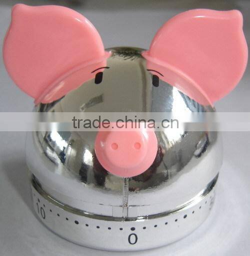 China supplier plastic ABS pig shape countdown Timer