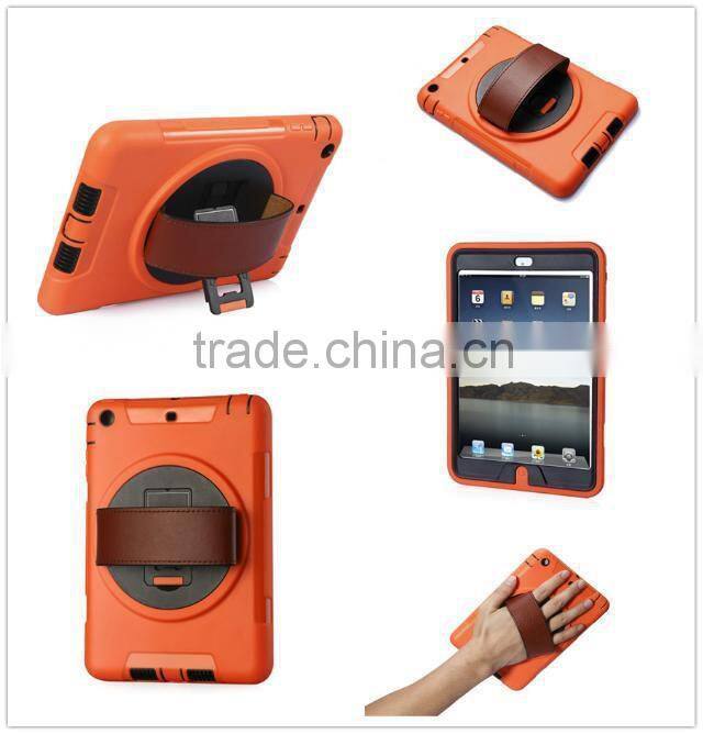 360 rotation ShockProof Heavy Duty Case With Touch Screen Stand for iPad Air