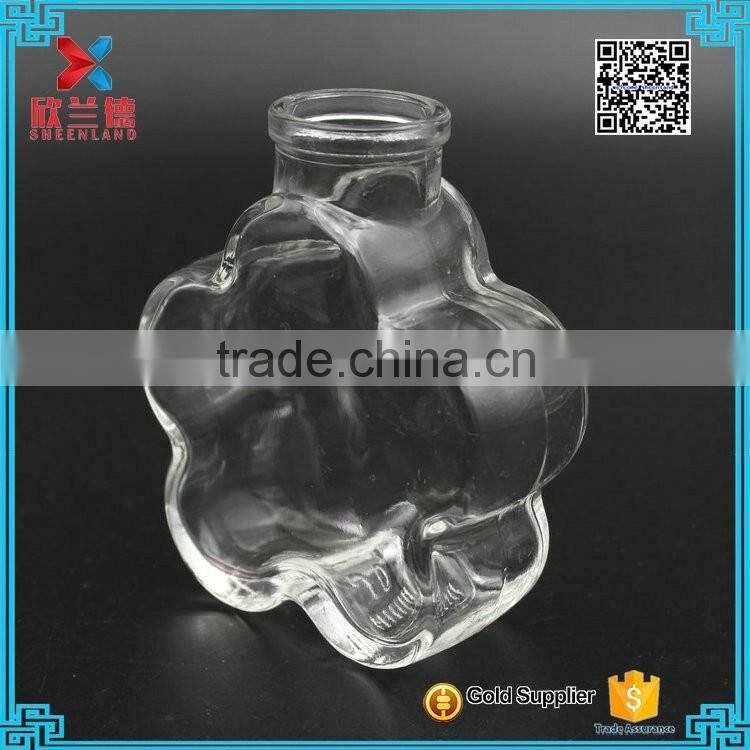 wholesale Gift use empty 120ml star shape wishing bottle with wooden cork