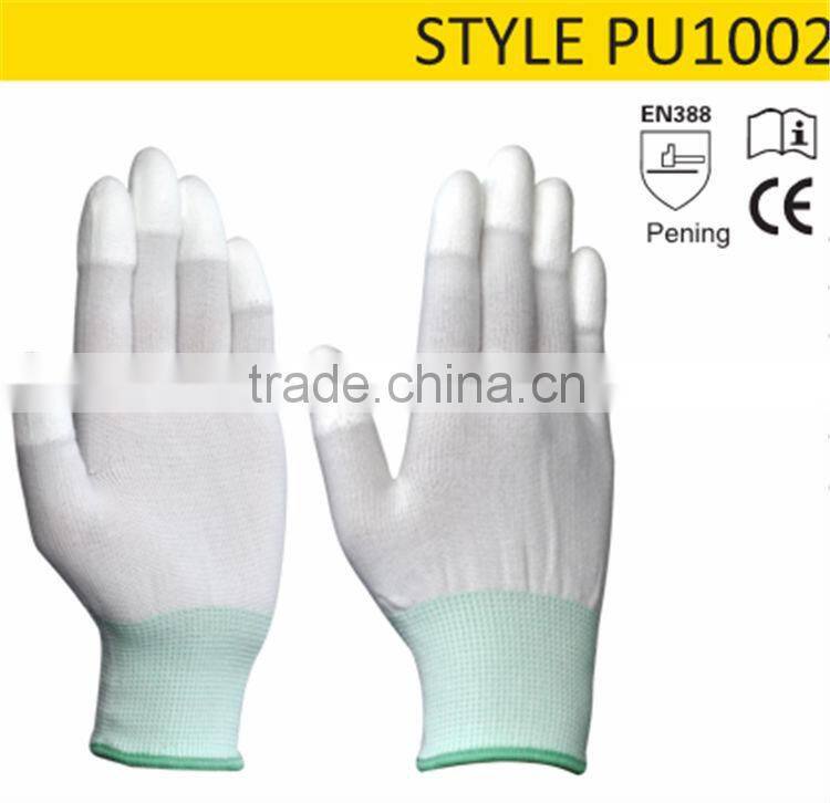 Flexible Seamless Ce Standard Pu Gloves Cut 5