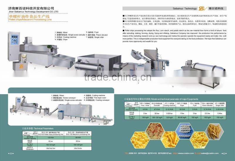 High quality Low consumption Pellet Chips Making Machines/processing lines