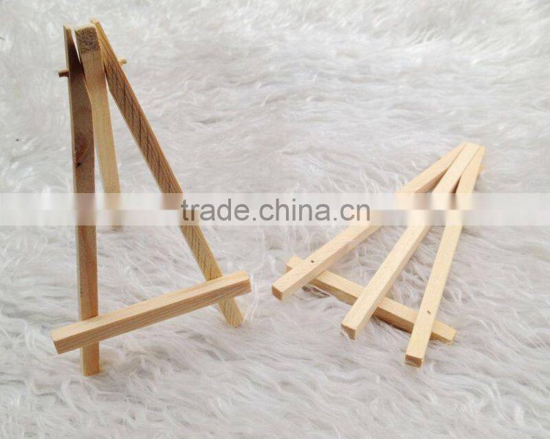 Simple Wooden easel drawing Rack Stand with Custom Color Design