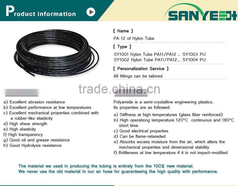 SANYE pneumatic oil nylon tube