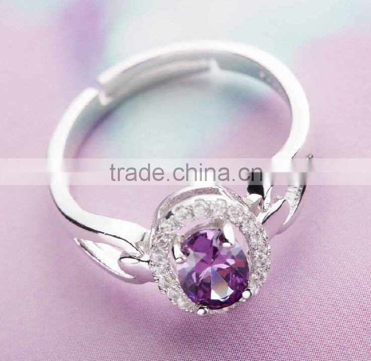 Hot sell simply design fashion ring,silver ring wholesale