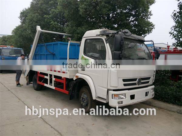 good price Dongfeng 8cbm swing arm garbage truck