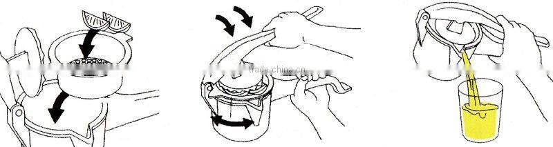 2015 NEW FASHION NICE PLASTIC ABS MANUAL JUICER