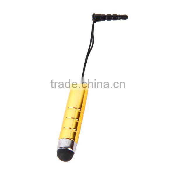 Purple Universal Touch Screen Dust Plug Tablet Stylus Pen