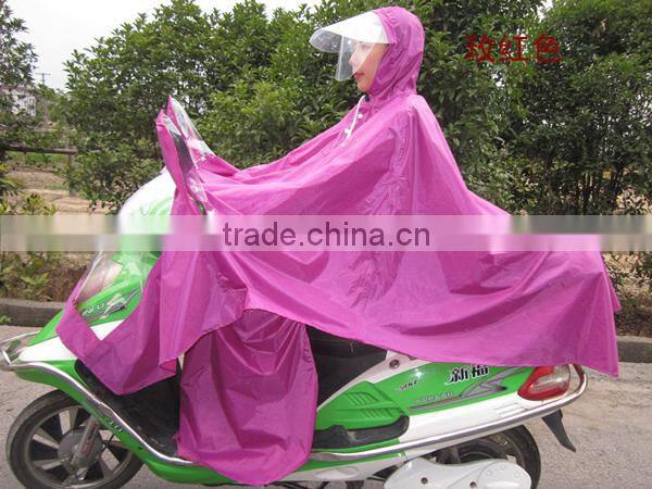 Mens or women transparent long hooded adult pvc poncho and pvc raincoat