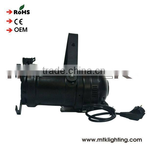 warm white par 64 chrome portable disco dj party par64 light aluminum par can