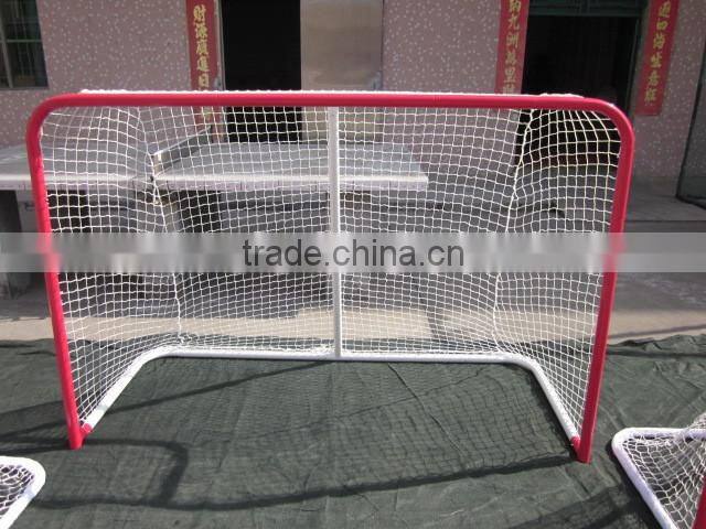 6ft steel ice hockey goal with net