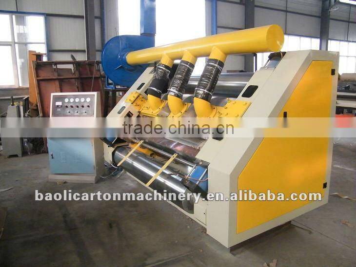 Latest product energy saving machine corrugated single facer & mill roll stand & paper cutting machine