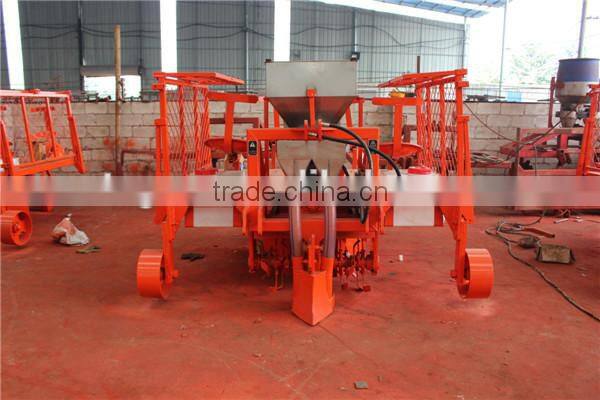 Large sugarcane plantation adopt mini sugarcane machine of sugarcane planter for planting