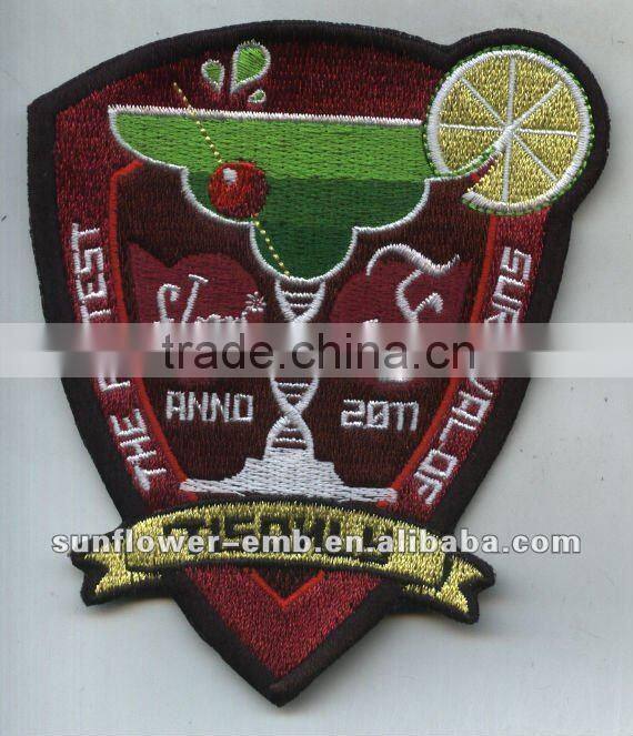 Embroidery sport patch