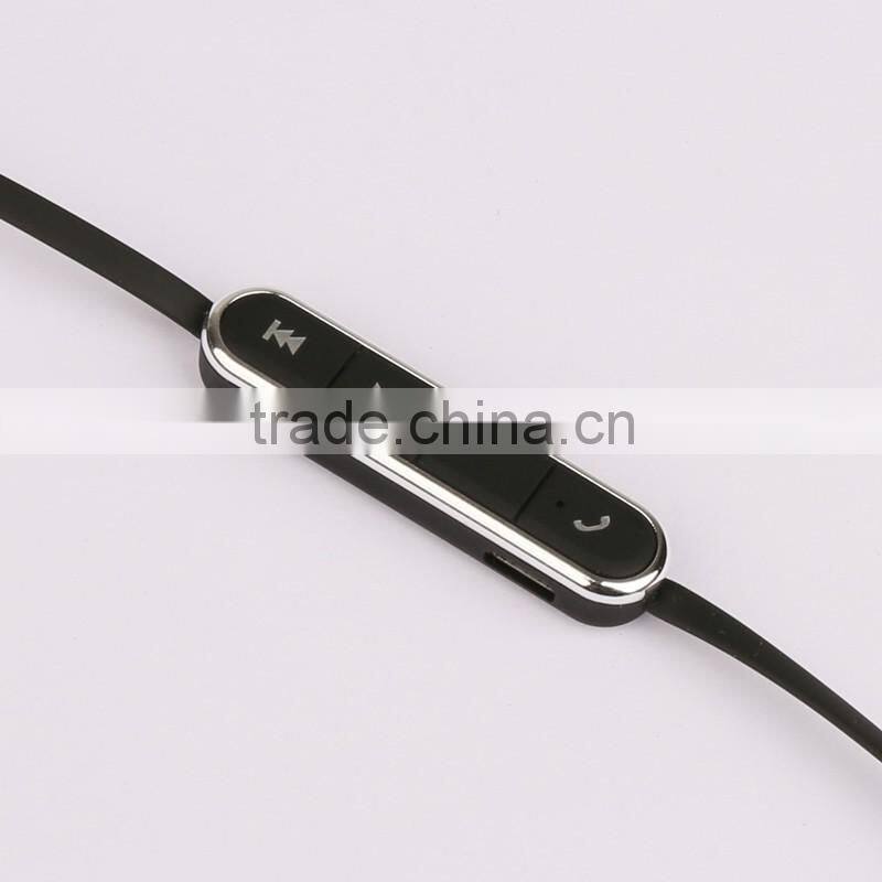 Best Sale Stereo Wireless Neck Strap Bluetooth Sport Earphone MP3 Player