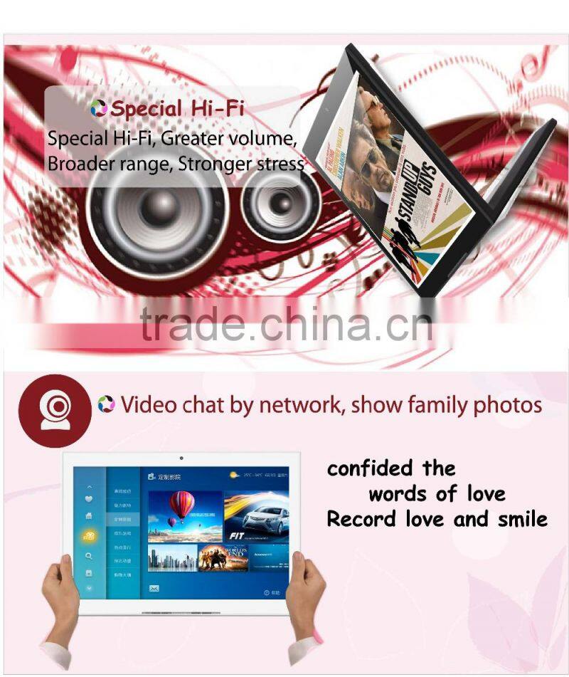 china digital photo frame super hd player 3g tablet pc