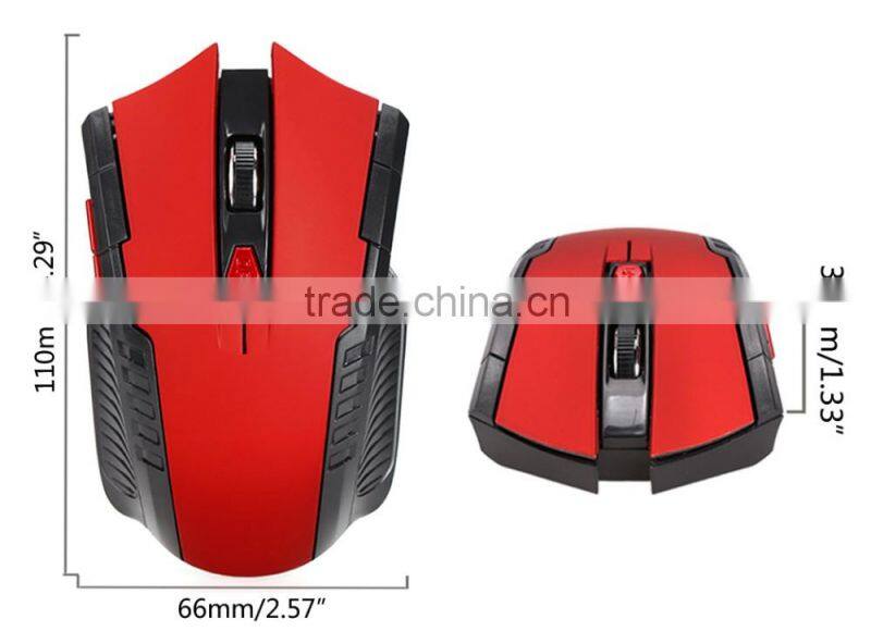 6 Buttons 2.4GHz Wireless USB Receiver Optical Mouse Mice for Laptop Computer PC Game