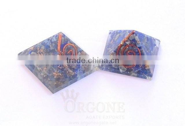 Wholesale Lapis Lazuli Orgone Oval Usai Reiki Set : Orgonite Manufacture Khambhat