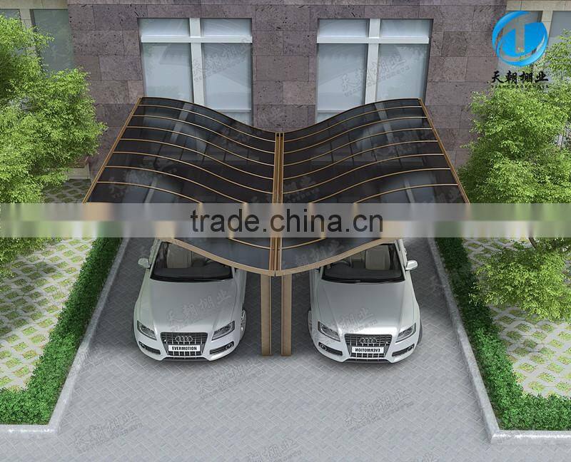 no welding easy install for carport awning make of aluminum alloy polycarbonate