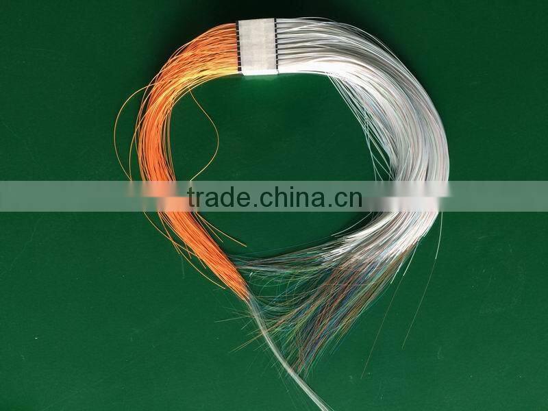 900um fanout fiber 1x6 optical PLC splitter for GPON FTTH