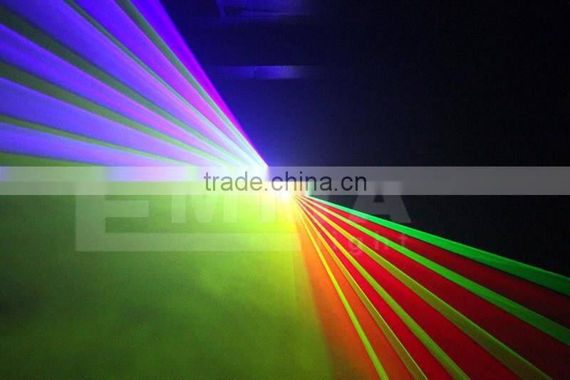 40Kpps galvo Scanner 3 Watt RGB Full Color Laser