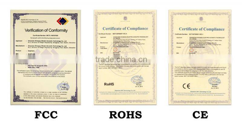 Factory supply EL glowing earphone with mini jack micophone