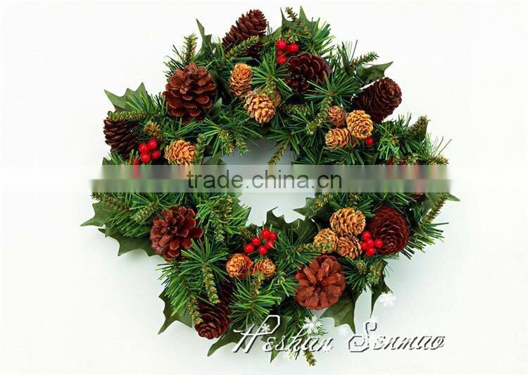 Hot sale artificial Christmas circle in competitive price