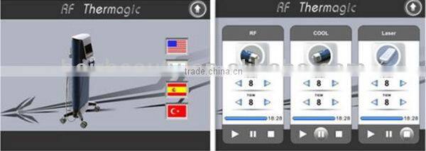 thermal rf thermagic cooling with cool head