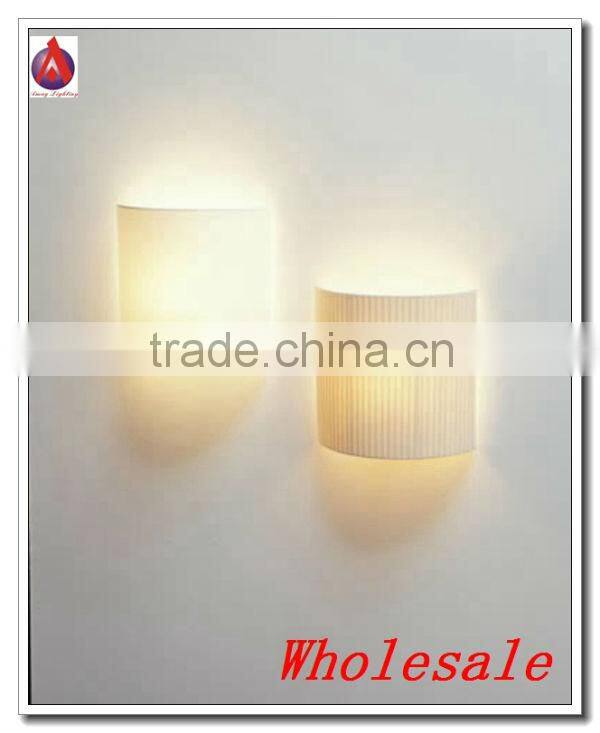 creatively design black fabric metal wall lamp modern