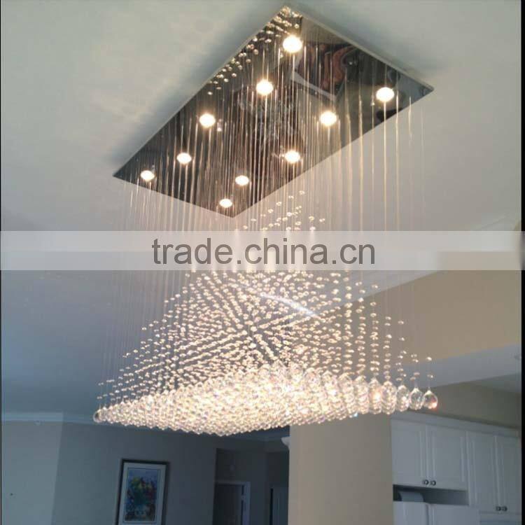Modern Acrylic Crystal Diamond Chandelier Lustre Boul Diamant 92034
