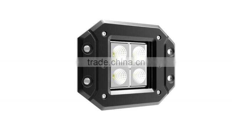 Factory direct offer auto lamp 4.8inch supper bright surface mount C ree 12W motorbike off road LED work lamp