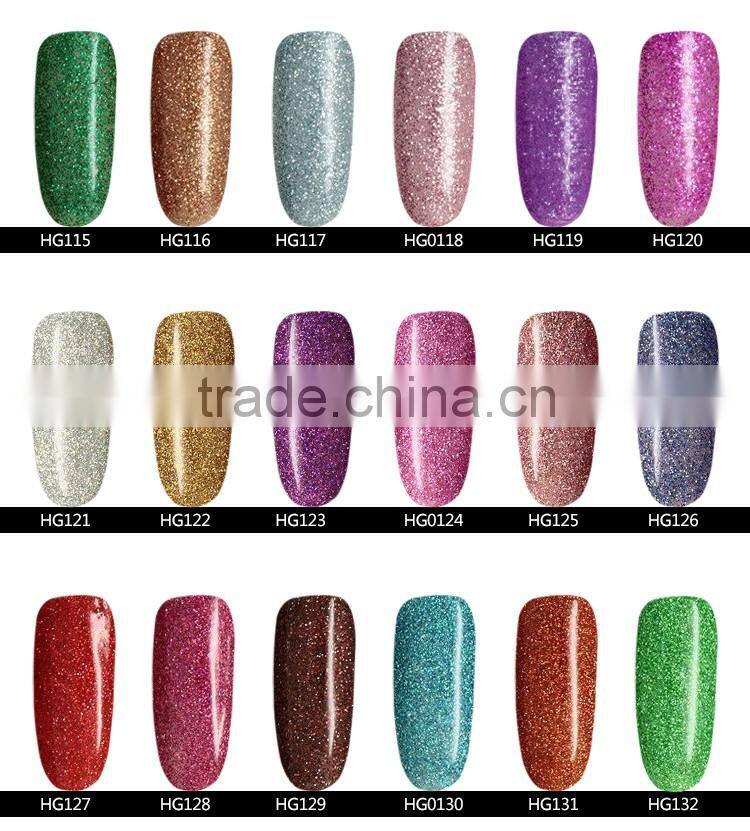 Popular 15ml UV Gel Nail Polish Soak Off UV Color Gel, Professional Nail UV Gel