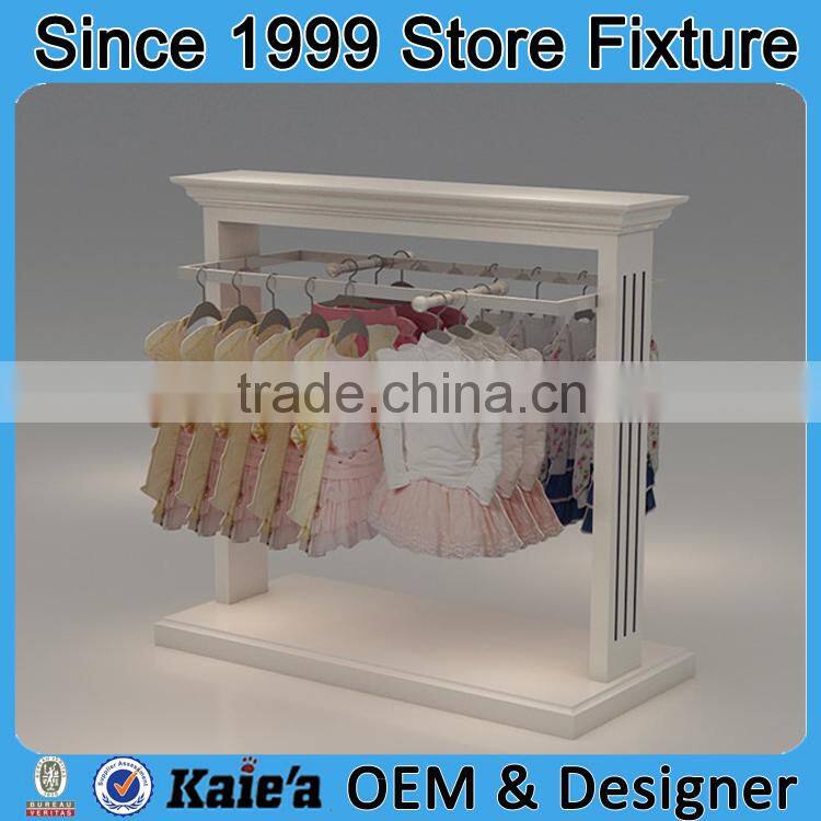 Cute kid clothing display floor /clothes display rack for shop