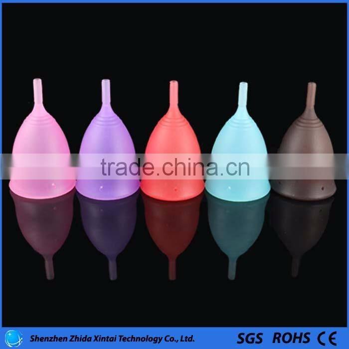 personal health care 100% medical silicone femalecup for wholesale