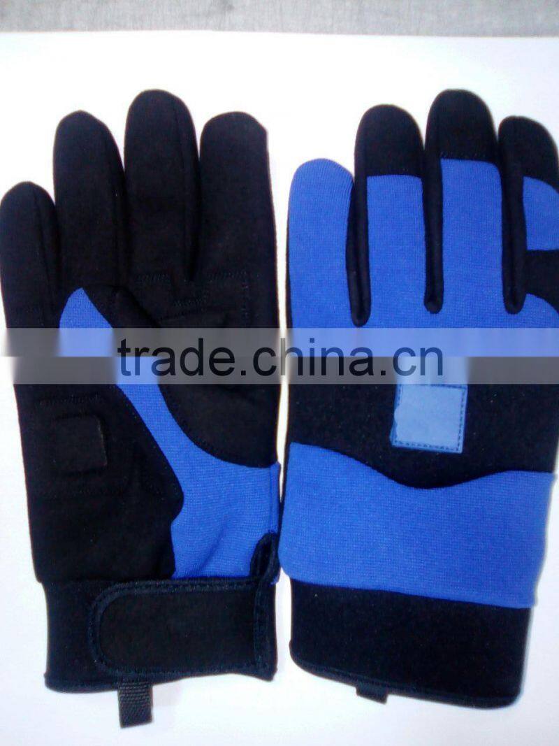 2016 Custom Flex Grip Work Safety Gloves Mechanic