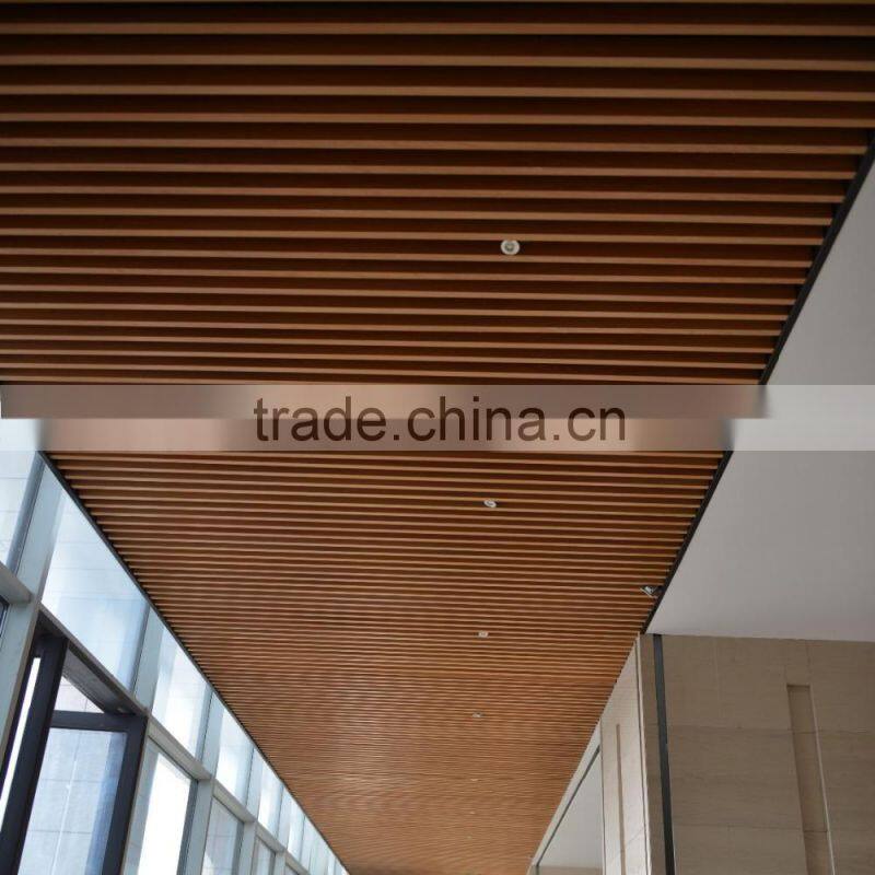 High Quality Metal Suspended Linear Ceiling Strip Ceiling Panel U aluminum Screen Ceiling Tiles