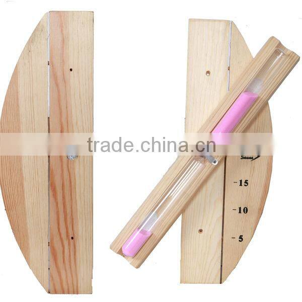 Dry steam sauna room equipment 15 minute cheap wooden sauna sand timer