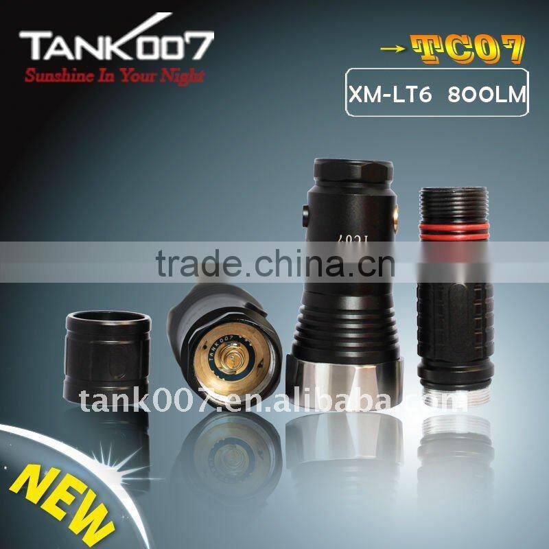 800 Lm CREE XM-L T6 LED rechargeable flashlight Torch
