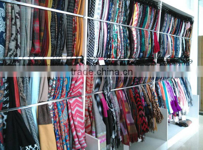 Red color plain winter fleece scarf hat gloves polyester kint sets