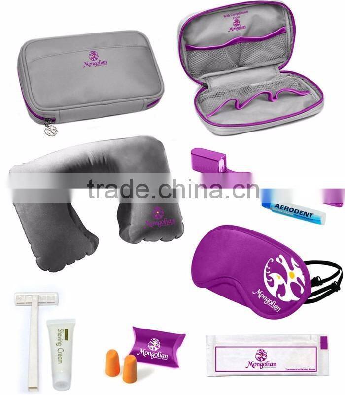 Airline Travel gift set customized logo