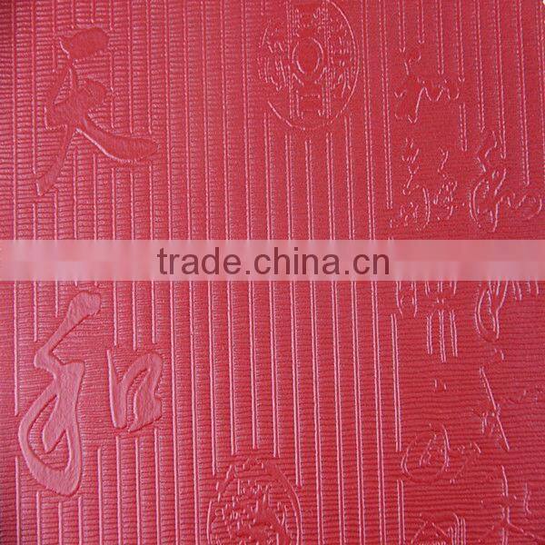 Chinese characteristic pattern pvc synthetic leather