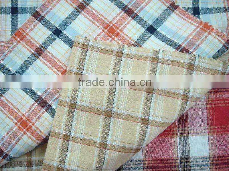 100% Cotton Yarn Dyed Cloth for Scarf
