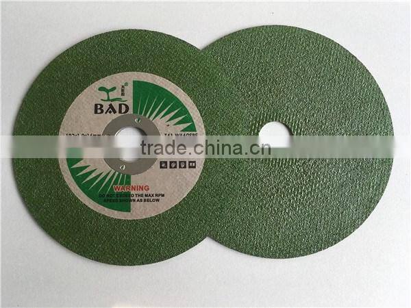 super sharp and durable 4' cutting disc for 16mm round steel