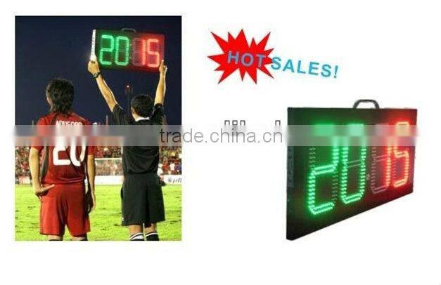 asram electronic soccer substitution board,led digital substitute