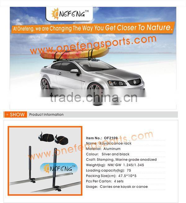 Car Roof Rack PAIR Uprights for Kayaks Boats and Canoes + PVC Protection