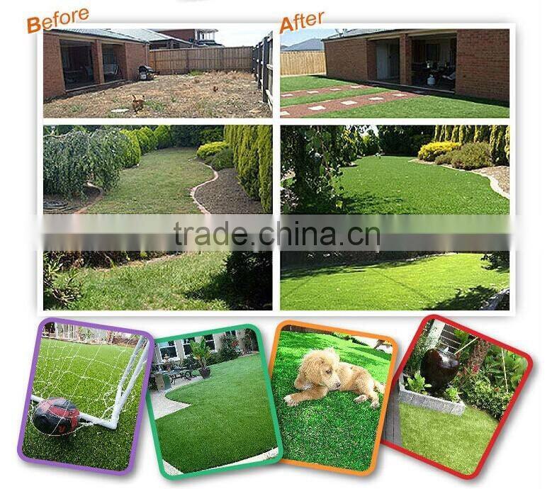UV Resistant Classical Green Artificial lawn for Landscaping