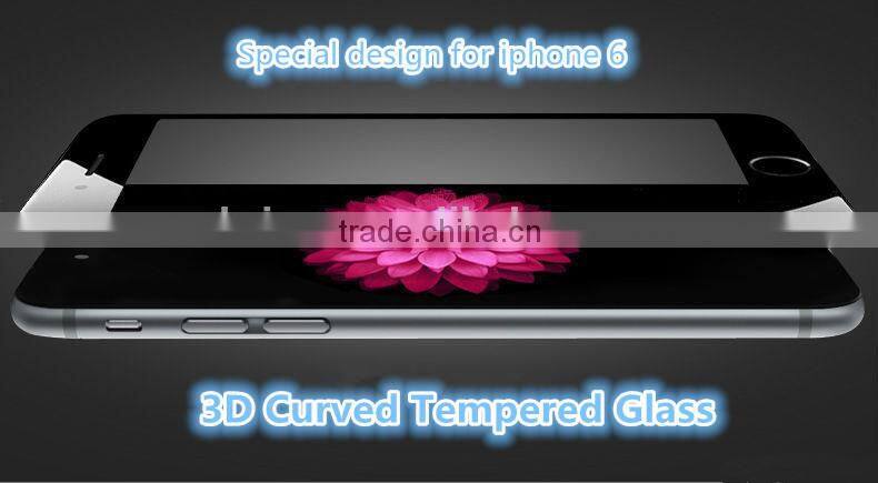 Curved tempered glass screen guard with good quality and best price for mobilephone