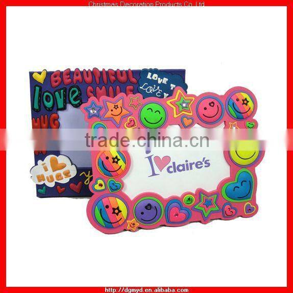 Christmas Tree Soft PVC photo frame for Christmas day 2014 (MYD-PF1417)
