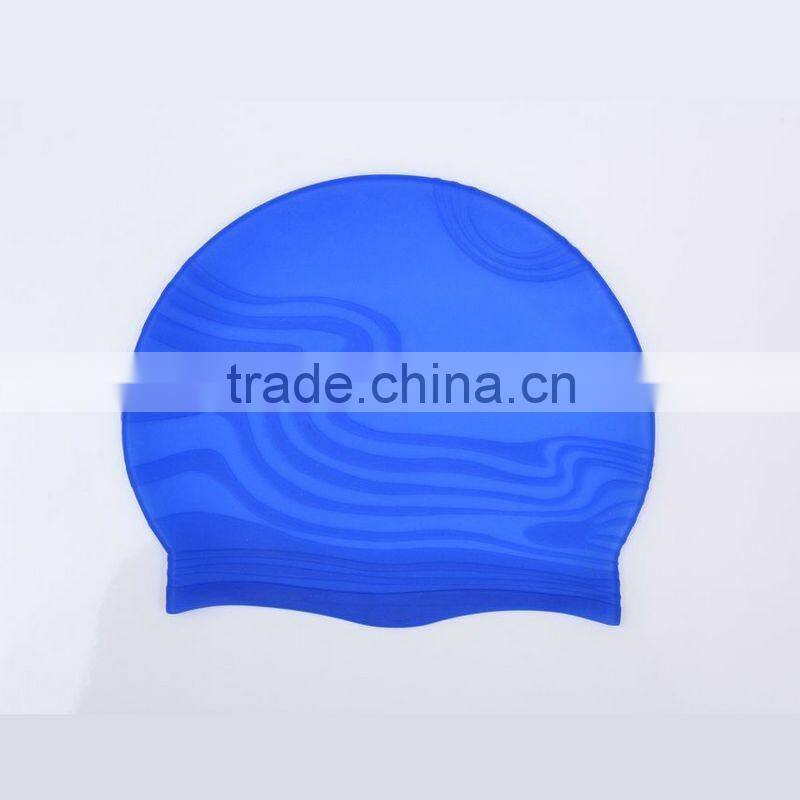 2016 custom swim caps no minimum Printing 100% Silicone swimming cap