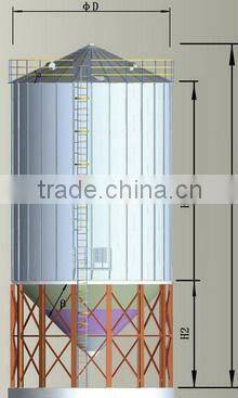 Stainless steel hopper bottom silos/stainless steel silos/grain storage steel silos/grain steel bins