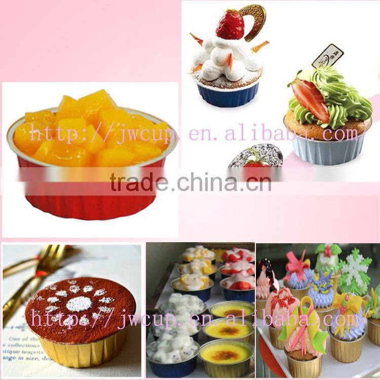 aluminum foil christmas pudding cup with lid in guangzhou
